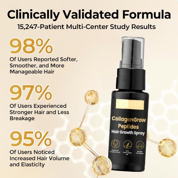 Collagen Grow Hair Restore Spray 50ml Each (Pack of 2)